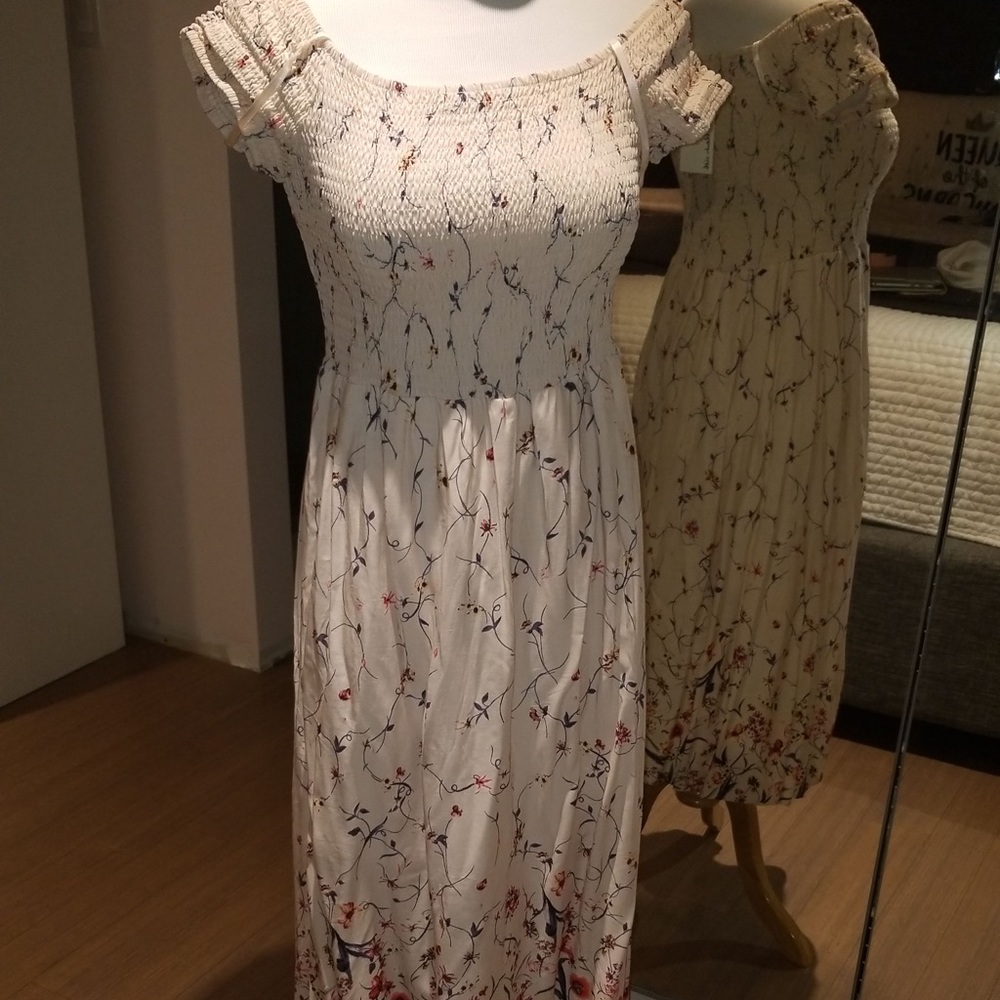 Summer off the shoulder dress